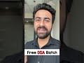 Big Announcement For DSA Series #Shorts #DSA #DSARoadmap #DSAPreparation #ViralVideo #FreeDSA