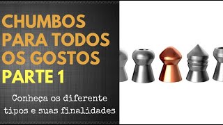 Tipos de chumbos para armas de pressão - Parte 1