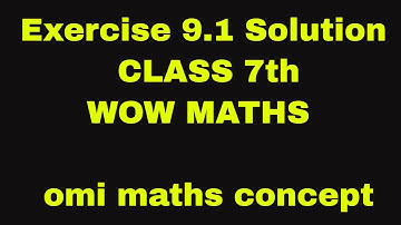 Exercise 9.1 of 7th class #wow maths #Average_speed_time_and_distance