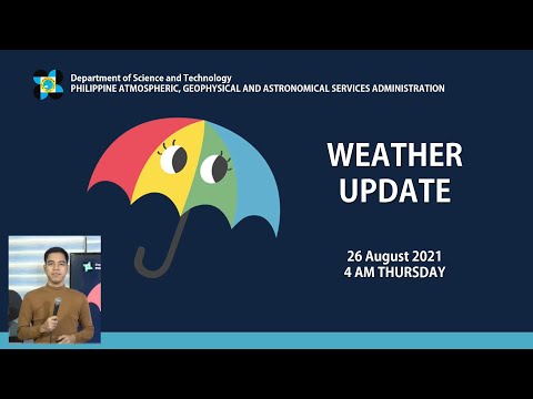 Public Weather Forecast Issued at 4:00 AM August 26, 2021