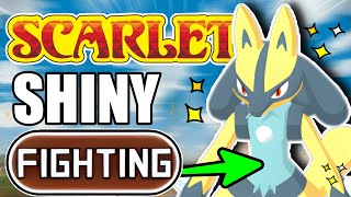 Can SHINY FIGHTING TYPES Beat Pokémon Scarlet?