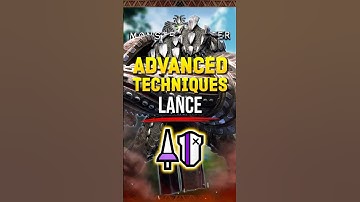Guard Dash Combos - Lance ADVANCED Techs in Monster Hunter World #MHW #MonsterHunter #Gaming