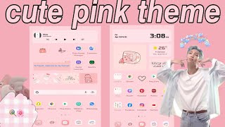 make your android cute aesthetic    pink theme ●》 screenshot 4