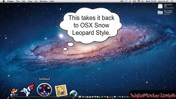 How to Change your Dashboard Background in OSX Lion (HD) 