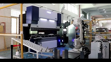 HSG bending machine with robotic arm for collaborative work