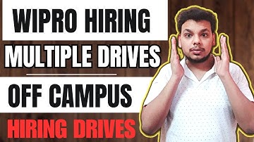 Wipro , Indigo , Iris | OFF Campus Drive | Announced | Latest Freshers Hiring | 2025/2024 Batch