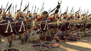 Spartan Army Epic Battle More Dramatic Than the Movie | Total War Rome 2 Multiplayer Battle