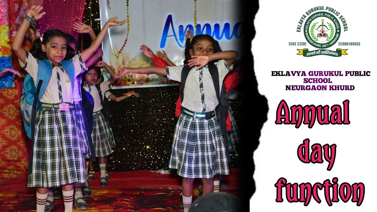 CLASS 1ST DANCE EKLAVYA GURUKUL NEURGAON KHURD ANNUAL DAY PROGRAM 2025 GRAND Annual day