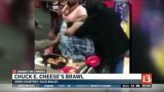 Brawl at Chuck E. Cheese's captured on camera