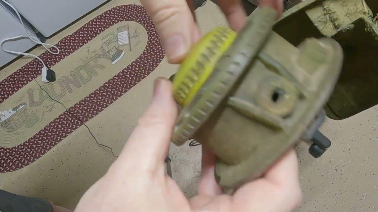 Ryobi 40V Line trimmer head disassembly and load YouTube