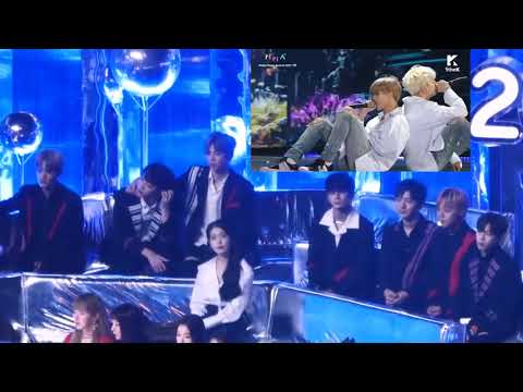 Wanna One, IU Reaction to BTS, Spring Day  MMA 2017