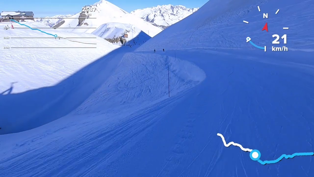 Les Deux Alpes, from top to the bottom, from glacier to the valley, Les 2 Alpes, part 1