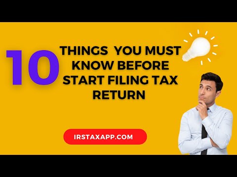 Tax Season 2023 " 10 points you must know before filing taxe return