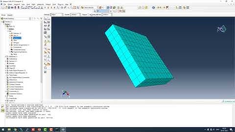 Infinite elements (CIN3D8) in ABAQUS using input file editing