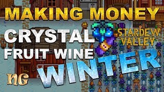 Hey everyone, today video i'm going to explain how you can make a lot
of money on winter with crystal fruit wine at stardew valley. is
foragi...