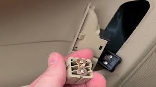 2010 Sonata fuel door release fix