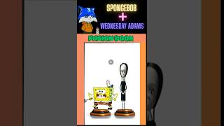 ToonFusion #2 : Spongebob + Wednesday Adams #cartoonvideo #viralcartoon #shortsviral