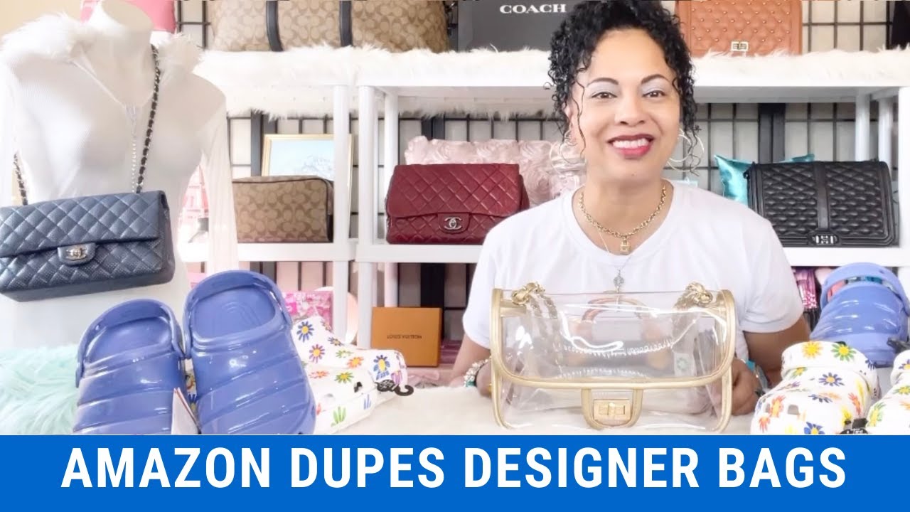 DUPES DESIGNER BAGS / CHANEL NAKED CLEAR BAG / CLEAR STADIUM BAG /  CHANEL FLAP INSPIRED BAG 