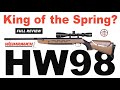 Weihrauch hw98 air rifle full review worlds best break barrel 22 spring pellet gun