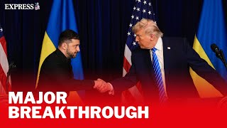 Donald Trump reveals Ukraine peace deal is '95% DONE'