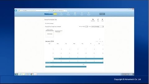 Advantech WebAccess/IMM Tutorial Video - Step3. Schedule & Dispatch