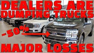 Car Dealers DUMP NICE TRUCKS At Auction! They Take MAJOR LOSSES!
