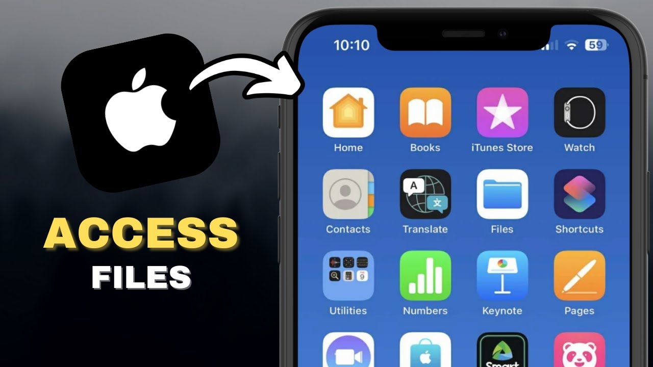 How To Access Files On iPhone in SECONDS! - YouTube