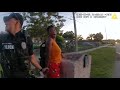 Angry Woman Attacks Him And Runs From Cops!