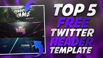 TOP 5 FREE TWITTER HEADER TEMPLATE 4!    Free Download   Photoshop CC & CS6 by Sanczo