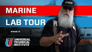 Train on Real Boat Engines at Marine Mechanic School