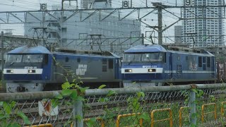 埼京線各駅停車新宿行きE233系228M114と埼京線各駅停車海老名行き12006編成233M、EF210-162、EF210-15、横須賀線普通成田空港行きE235系0940SF-14が走行！