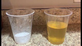 Baking Soda Gender test done two different ways. BOY results. Baby confirmed to be a boy