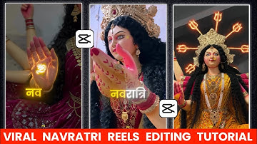 Happy Navratri Status Video Editing In Capcut App Navratri Video Editing | Durga Puja Video Editing