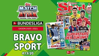 BRAVO SPORT #13/2020 mit Bundesliga Match Attax 2020/21 Booster & Limited Edition von Dilrosun