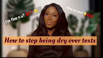 How To Not Be Boring When Texting Your Crush| How To Not Be A Dry Texter #dating