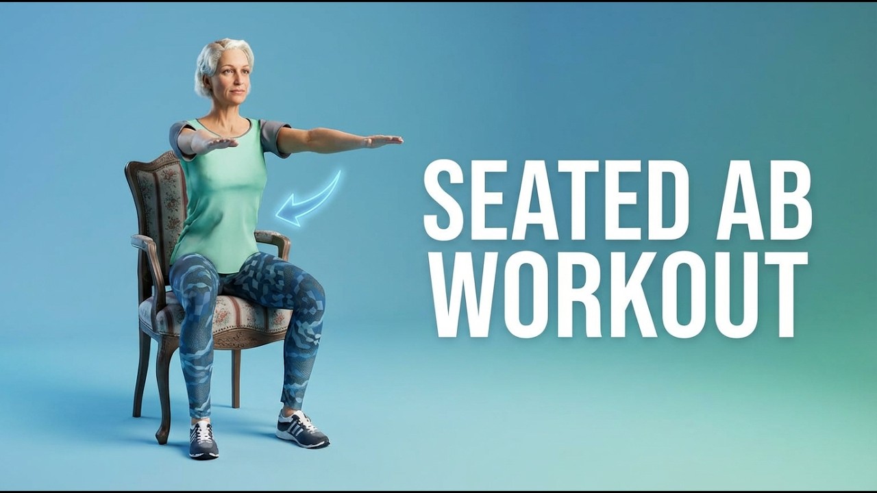 20 Min Seated Ab Workout for Seniors | Lose Belly Fat - YouTube