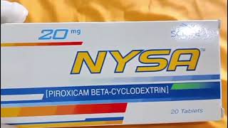 NYSA 20mg 20 tablets 