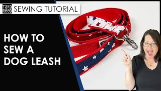 How to Sew a DIY Dog Leash for your favorite 4 legged friend
