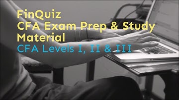 FinQuiz Products for CFA exam prep levels I, II and III