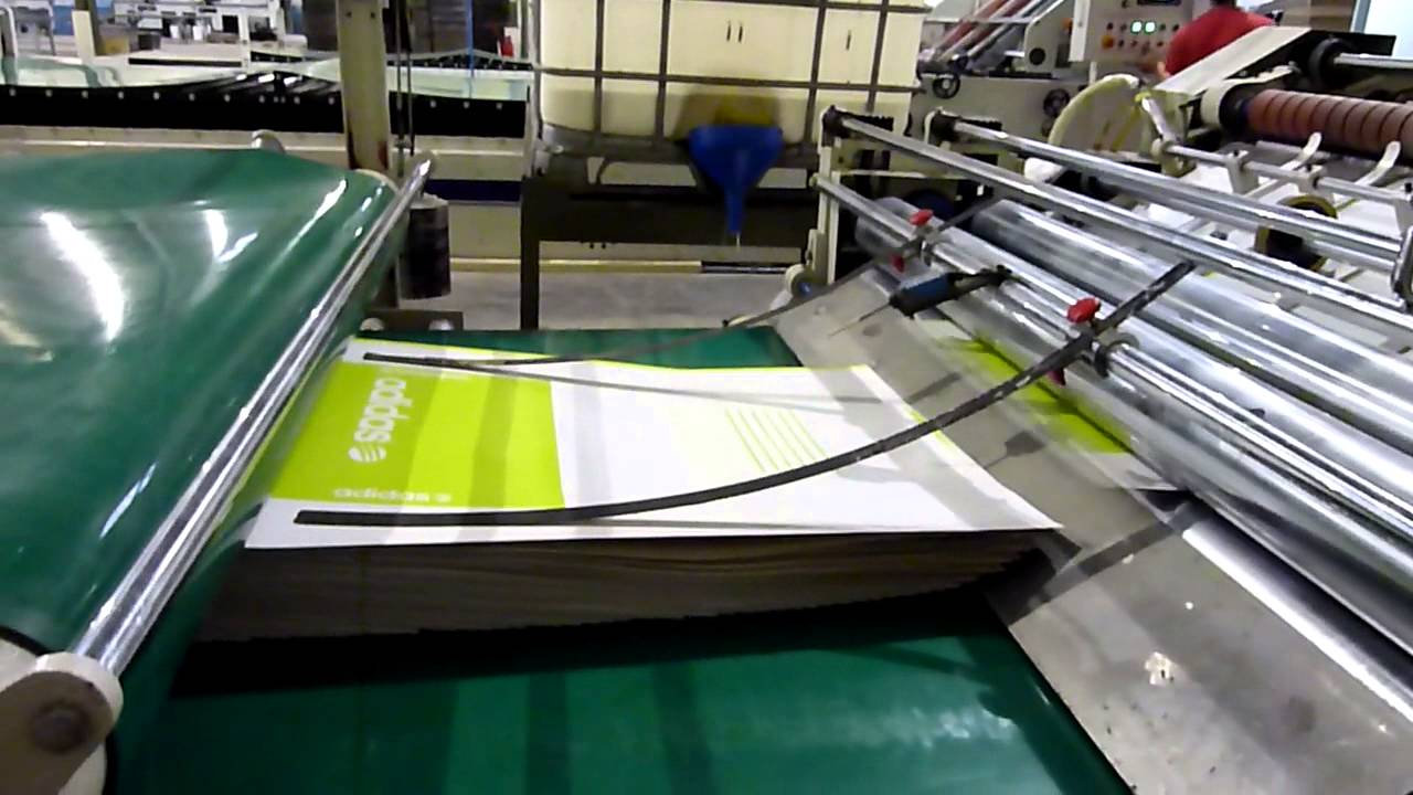 1300 Automatic Flute Laminator YouTube