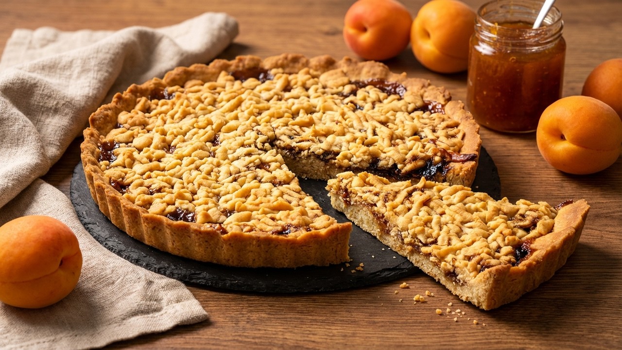 Grandma's Secret Apricot Jam Crumble Pie Recipe