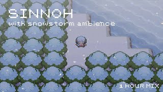 You're A Kid Again Playing Pokemon And There's A Snowstorm Outside (Winter Mix) | Snowstorm Ambience