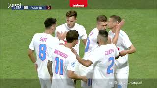 David Miculescu a marcat în partida dintre FCSB şi Inter d'Escaldes. Juri Cisotti a pasat decisiv