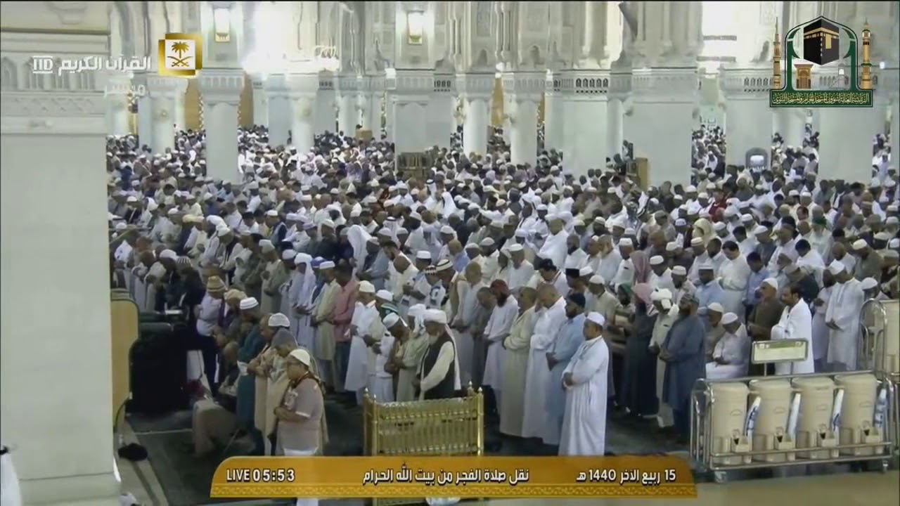 تلاوة جمالية بلمحات نهاوندية من سورتي النحل والانبياء للشيخ عبدالله الجهني فجر 15 ربيع الاخر 1440 هـ