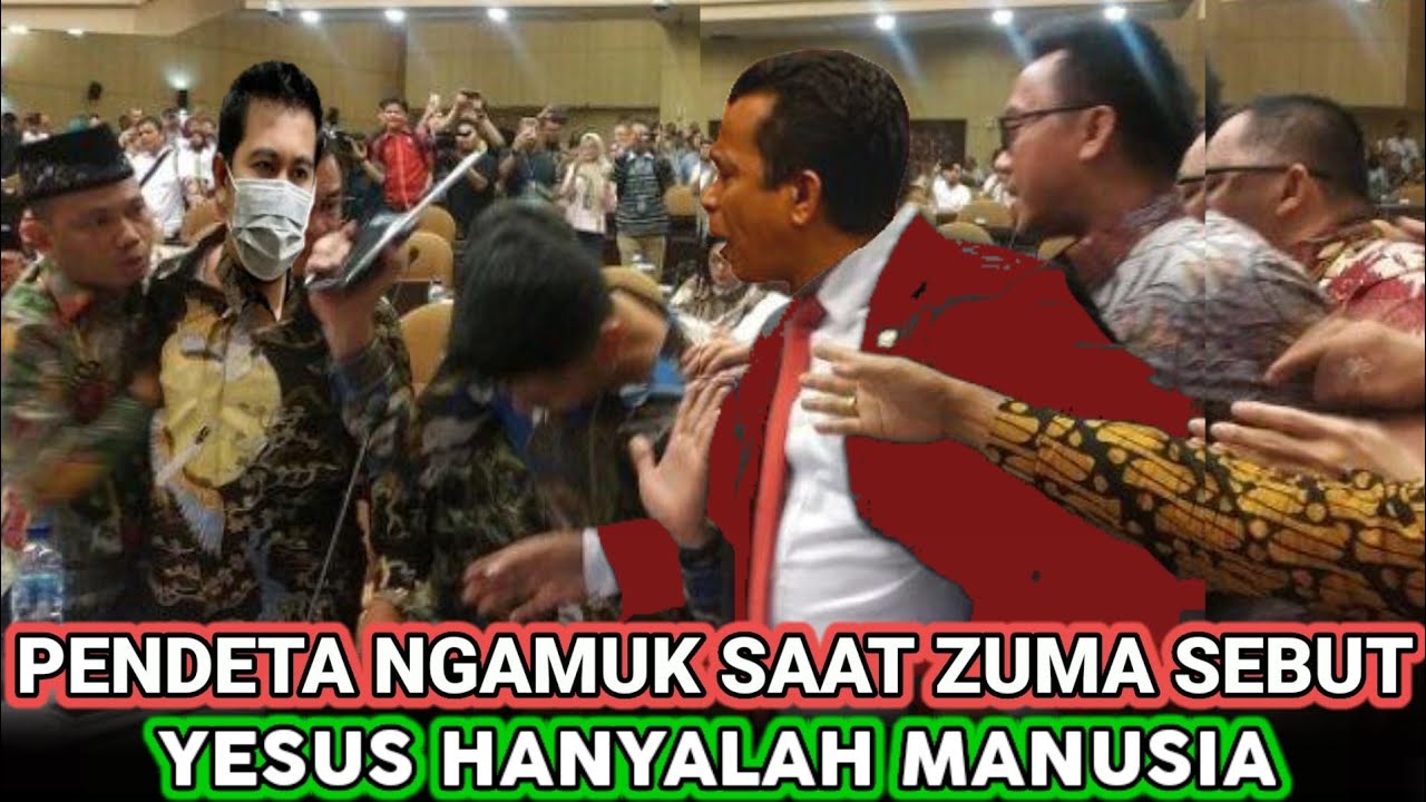 HEBOH‼️Pendeta MENGAMUK Saat ZUMA Sebut Yesus Hanyalah Manusia || zuma zulkifli m abbas
