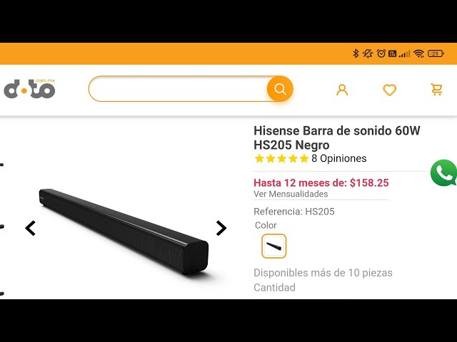 BARRA SONIDO HISENSE HS205 60W – Electrocash Electrodomésticos