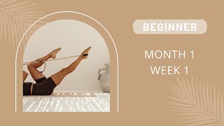 Beginner Workout - Month 1, Week 1