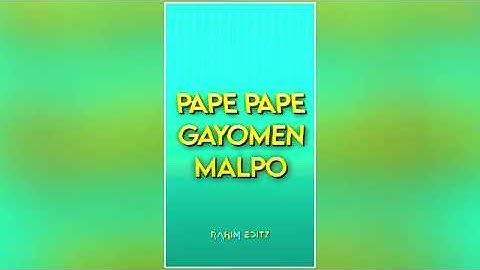 PAPE PAPE😻 || NEW TREND💥 || XML IN DESCRIPTION BOX 📥 || PRESET BY @nishad_76