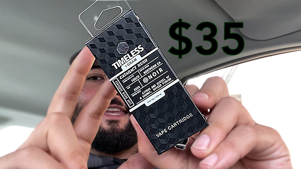 trying Timeless NOIR 1gram Cartridge