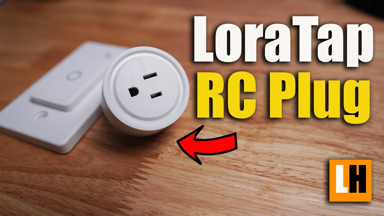 LoraTap Mini Remote Control Outlet Plug Adapter with Remote